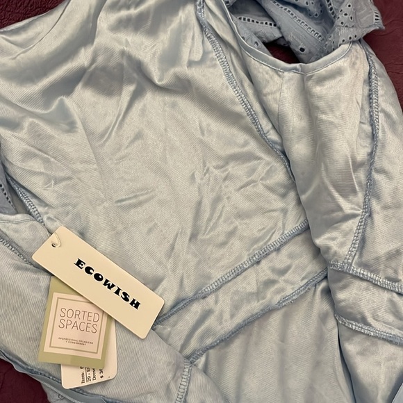 ECOWISH Baby Blue Dress NWT - Picture 10 of 10